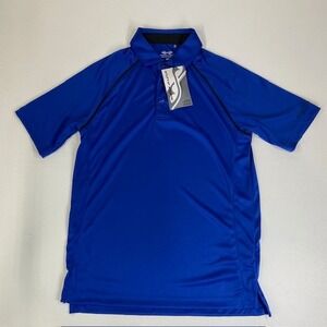 Snake Eyes Core Polo‎ Shirt Athletic Training Golf Cobalt Blue Black Small